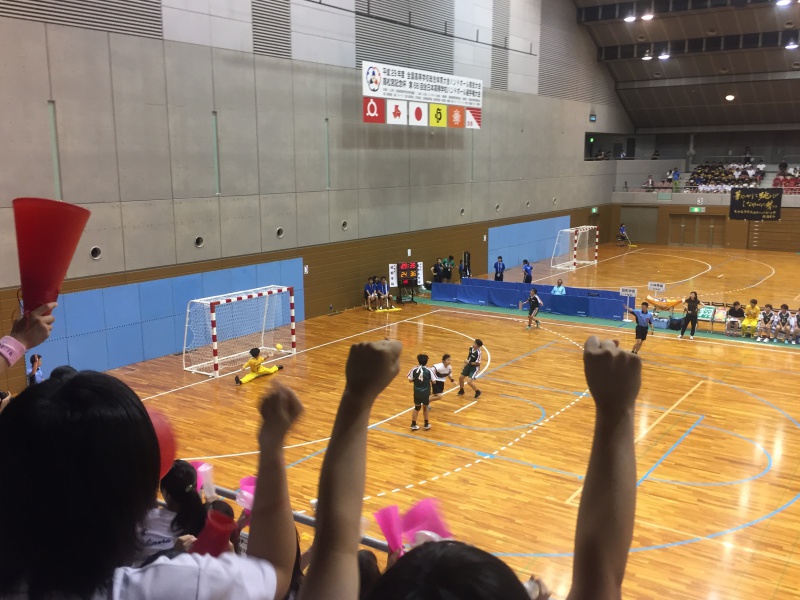 ハンド部 インターハイ 結果速報 1戦目 名古屋経済大学 市邨高等学校 市邨中学校