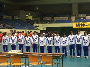 少年女子ハンドボール国体チームの面々