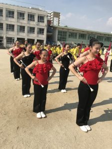 バトン部 名古屋みなと祭パレード参加 名古屋経済大学 市邨高等学校 市邨中学校